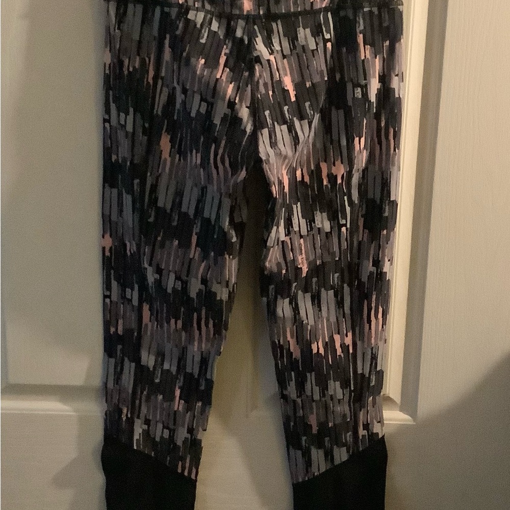 Calvin Klein Brand workout leggings, black, gray, pink colors, size M. - Picture 12 of 16